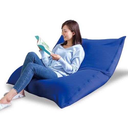 アイリスプラザ 大きいサイズ ビーズクッション こだわりのビーズ スクエアタイプ ソファ ソファー MAX ビーンズマックス クッション ビーンズMAX ビーンズマックス 厚みたっぷりクッション ビーズ継ぎ足し可能 ビーズ 座椅子 全3カラー 約130×1