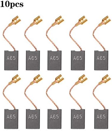 Garosa 10 Pcs Electric Motor Carbon Brushes Replacement for Power Tools Universal Fit Rotary Hammer Drills Circular Saws Angle Grinders 22.5x16x6.2mm