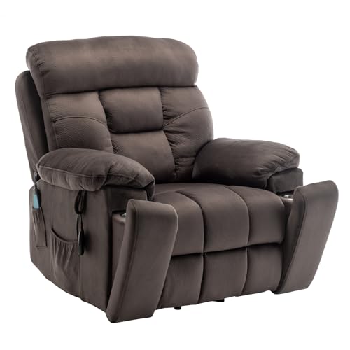 Oversized Power Recliner with Massage & Heating