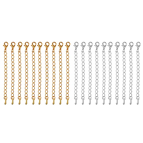 N/A 20pcs Prolunghe Collana Bracciale Catena