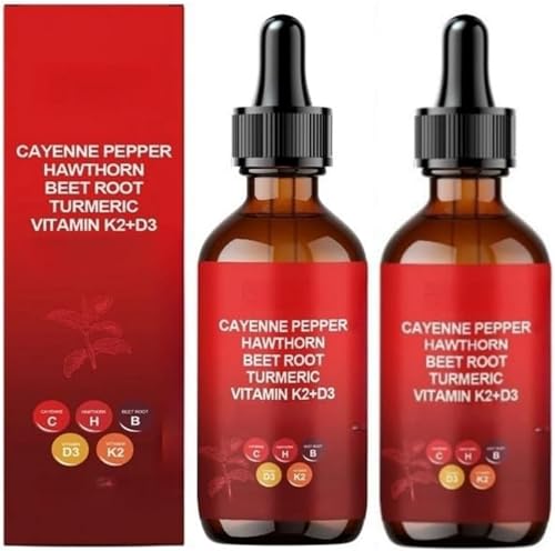 Aeluro Cayenne Drops, Aeluro Cayenne Pepper Drops, Extracto de pimienta de Cayena, Gota de pimienta de Cayena, Gota líquida natural de pimienta de cayena, impulso del metabolismo, fórmula suave (2)