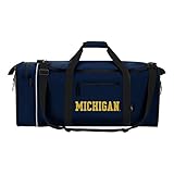 NORTHWEST NCAA Michigan Wolverines 'Steal' Duffel Bag, 28' x 11' x 12', Steal