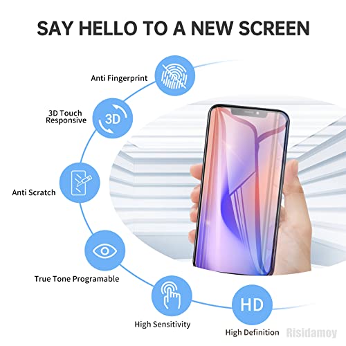 Image of for iPhone X 10 Screen Replacement 5.8 inch LCD with Ear Speaker | 3D Touch Display Digitizer Full Assembly Repair Kit Front Earpiece Proximity Sensor Glass Fix Tools A1865 A1901 A1902