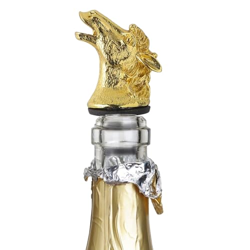 FmtwPhn Tapón para vino con dispensador de vino tinto, dispensador de alcohol para el año del caballo, sin goteo, dispensador de accesorios de bar para vino espumoso, hogar, restaurante, fiesta, boda FmtwPhn Tapón para vino con dispensador de vino tinto, dispensador de alcohol para el año del caballo, sin goteo, dispensador de accesorios de bar para vino espumoso, hogar, restaurante, fiesta, boda