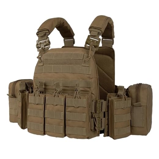 vAv YAKEDA Tactical Outdoor Vest Quick Release Adjustable Hunting Vest with PALS Molle System (US, Alpha, One Size, Regular, Regular, Mud Color)