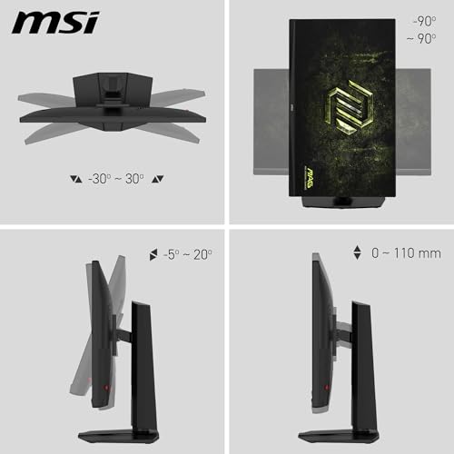 Monitor MSI MAG 272QPF E20 27 WQHD 200Hz Rapid IPS HDR Adaptive Sync 0 5ms - vue 6
