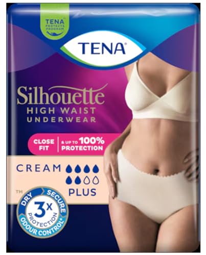 Tena Lady Silhouette Pants Plus   Pantalones cortos (talla L, 2 paquetes de 8 unidades)