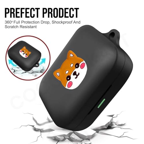 Image of Soft Silicone Case Cover Compatible for Realme Buds Air 7 | 7 Pro (Shiba)