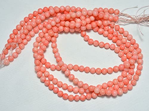Perles corail rose 6mm LKBEADS pour fabriquer des bracelets d'été bohème chic