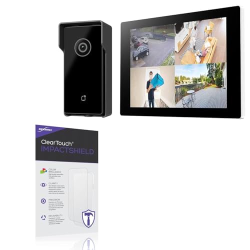 BoxWave Screen Protector Compatible with Loocam 3MP Wireless Security Camera System (LNA-MBD1C2-US) - ClearTouch ImpactShield (2-Pack), Impenetrable Screen Protector Flexible Film