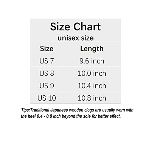 Image of Japanese Shoes Geta Wooden Clogs with Tabi Socks for Men Women