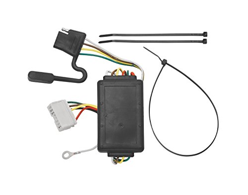 TEKONSHA 118424 T-One® T-Connector Harness, 4-Way Flat, w/Circuit Protected ModuLite® Module, Compatable with 2007-2013 Acura MDX, Black
