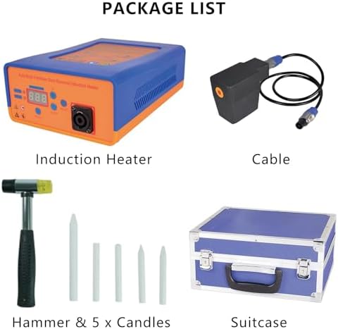 Aluminum Auto Body Dent Heater, Electromagnetic Induction Hot Box for Paintless Dent Removal, 110V Car Repair Tool for Effective Auto Body Restoration