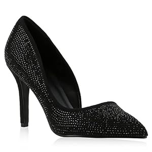 stiefelparadies Damen Spitze Pumps Stiletto High Heels Hochzeit Braut Abiball Abend Nieten Slingpumps Damen Schuhe 116932 Schwarz Steinchen 38 Flandell stiefelparadies Damen Spitze Pumps Stiletto High Heels Hochzeit Braut Abiball Abend Nieten Slingpumps Damen Schuhe 116932 Schwarz Steinchen 38 Flandell