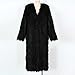 AQAYL Long Faux Fur Coats for Women Open Front Cardigan Fuzzy Fleece Jacket Warm Winter Coats Fashion Outfits 2024 Black