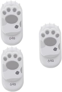 UKCOCO 3Pcs Garra De Gato Mini Disco U Pen Drives USB Pen Drive USB Pen Drive USB Drive USB Stick Disco Drive Pen Drives Zip Drive USB Pen Drive Pp Personalidade De Plástico Para Girar