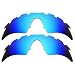 IMYTPFT 2 Compatible/Replacement For Lenses oakleys M Frame Sweep Vented Blue Polarized