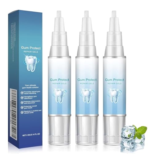 3PC Gum Repair Gel Gum Repair for Receding Gums & Oral Comfort Gentle Dental Gel for Daily Gum Health Teeth Whitening Essence Pen Professional Gum Health Solution