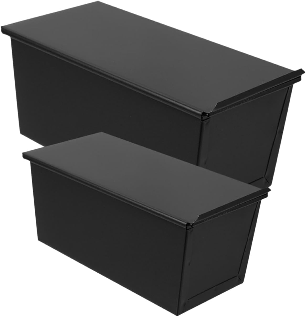 2pcs Loaf Pan Lid Carbon Steel Toast Baking Mold Household Toast Mold Nonstick Loaf Pan