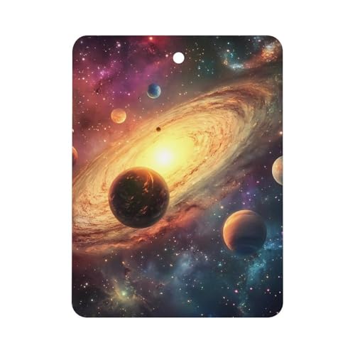 Universe Planet Car Air Freshener Hanging Aromatherapy Tablets for Car Accessories Square