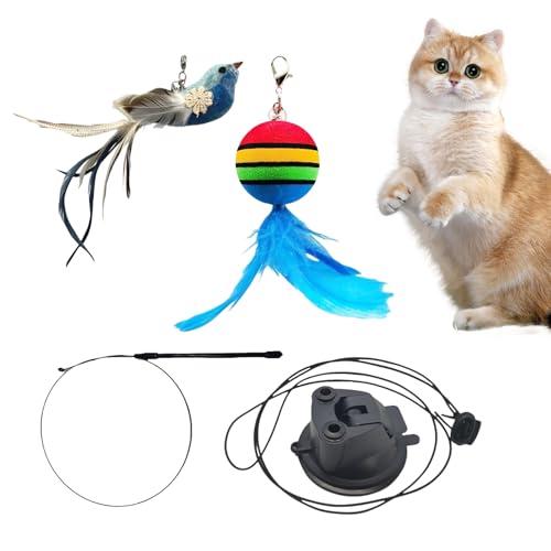 Juguetes estimulantes para gatos con accesorio interactivo y ejercicio mental 2