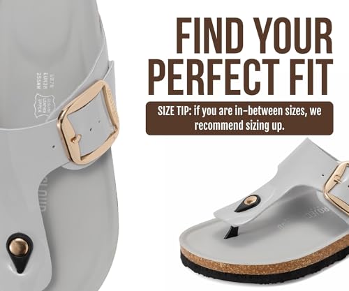 Image of Project Cloud Womens Sandals 100% Genuine Leather Thong Sandals for Women - Memory Foam Insole Women Sandals - Non-Slip Flip Flops for Women - Lightweight Sandals Women Footwear 2026