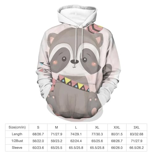Sweat raton laveur aquarelle UMENG pull pour vos sorties décontractées - 2