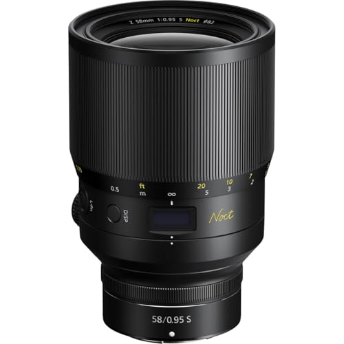 Nikon NIKKOR Z 58mm f/0.95 S (Noct) | Objectif principal professionnel à ouverture exotique f/0.95 pour les appareils photo sans miroir de la série Z | Modèle Nikon USA