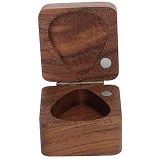 Boîte de médiators en Bois de Guitare, boîte de médiator carrée pour boîte de médiators en Bois d’acacia pour médiators… - Les Beatles, Paul McCartney, John Lennon, RIngo Starr, George Harrison