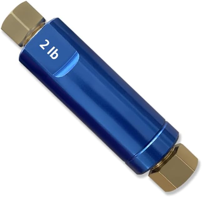 Válvula de pressão residual IMOOA 2 lb azul anodizada para freio a disco – 1 unidade
