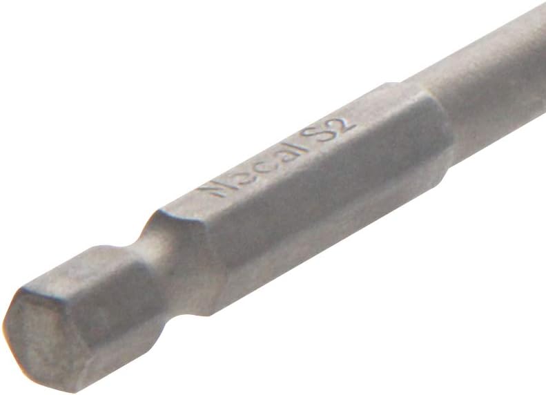 Auniwaig 2pcs 1/4 Inch Hex Shank Long Phillips Head Screwdriver Bits, 6mm PH2 Magnetic Cross Head Screwdriver Bits With 9.84 Inch/250mm Length S2 Steel for Electric Screwdrivers