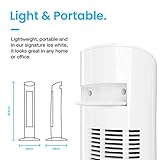 Pro Breeze® 30" Tower Fan with Oscillation, Ultra-Powerful 60W Motor, Remote Control, 7.5 Hour Timer and 3 Cooling Fan Modes for Home and Office - Image 8