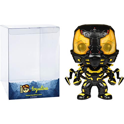 Yellow Jacket: P O P ! Vinyl Figurine Bundle With 1 Compatible 'Toysdiva' Graphic Protector (086-04962 - B)