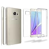 Spots8 Full Body Protection case for Samsung Galaxy Note 5 with Anti-Scratch Built-in Screen Protector made of Nanotechnology in Crystal Clear 360 coverage