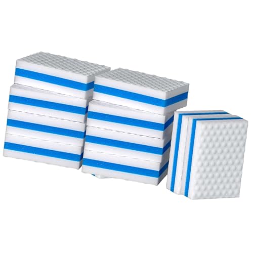 JISADER Boat Scuff Erasers Accessories Shoe Men Women Car Scrub Sponge Blue White Household Multifunctional Pontoon Fishing Premium, 10 Piece