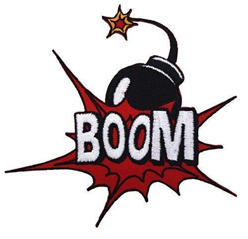 Nagapatches Parche Parche para Planchar Boom