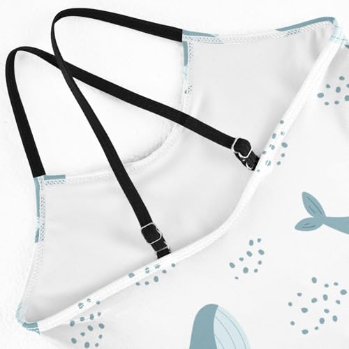Image of Girls One Pieces Swimsuit Cute Beach Swimwear with Adjustable Strap 3-10 Years