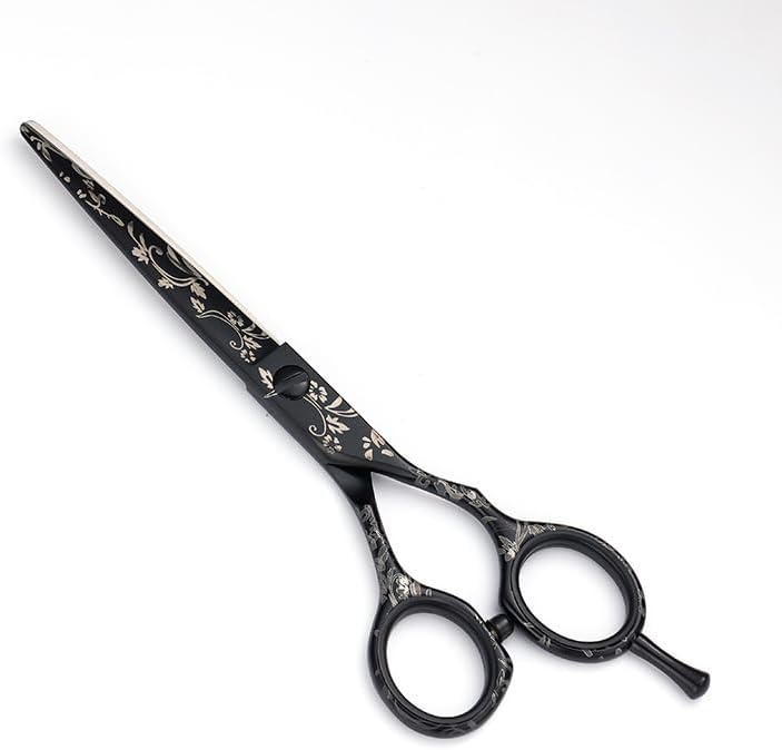 Hair Cutting Shears Kit, 6 Inch Professional Barber Hair Stylist Straight Tooth Haircut Special Haircut Thin Cut 440C Imported Steel Set.