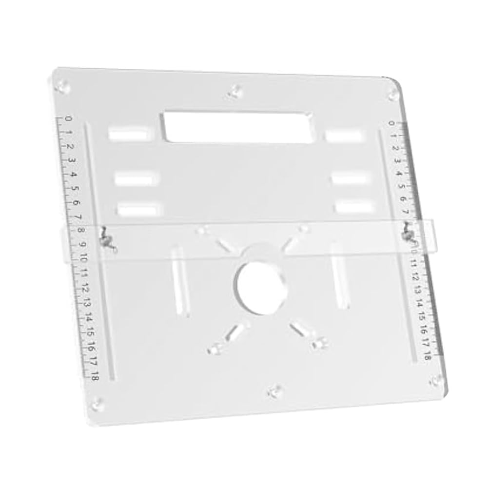YEHEI Router Table Insert Plate Router Templates Woodworking Bench Router Flip Plate Adjustable Trimming Machine Flip Plate - Image 3