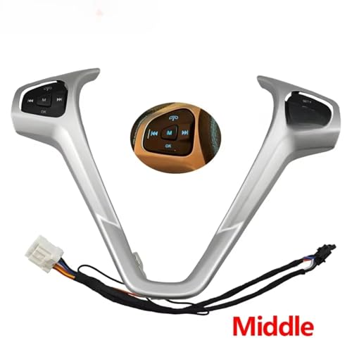 Control de crucero con botones de audio multifunción y retroiluminación para Ford Fiesta 4