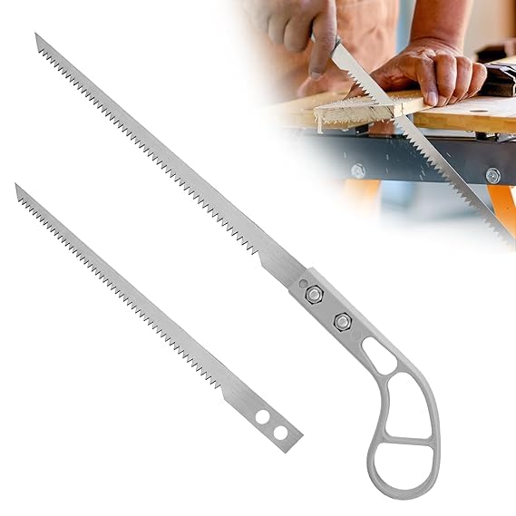 KIRIADA Portable Hand Saw | Hand Powered Saw, Rugged Blade Hand Saw for garden outdoor Camping | Anti-Skip Hand Steel Strength Tool Ice Hand Saw Cutting Wood,PVC,Bone,Pruning Saw light and portable (B0DFMD9YJF) Amazon Price History, Amazon Price Tracker