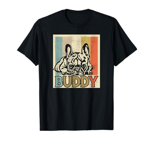 Französische Bulldogge French Bulldog Frenchi Retro vintage T-Shirt
