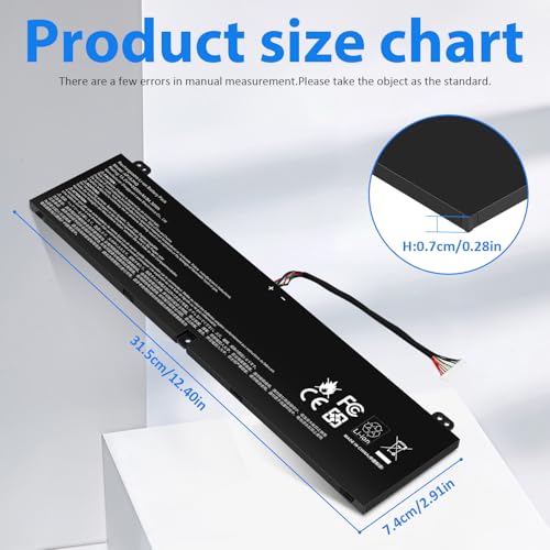 Image of AP18JHQ Laptop Battery Replacement for Acer ConceptD 7 CN715-71 CN715-72G CN715-73G Pro CN715-71P CN715-72P Ezel CC715-71 Pro CC715-71 CC715-71P CC715-72P Predator Triton 500 PT515-51 PT515-52