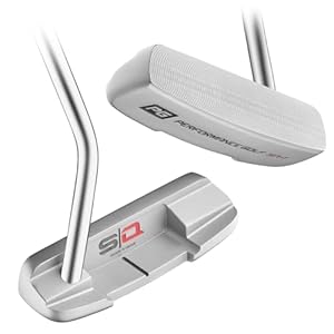 Performance Golf SQ Putter I Square-to-Square Technology I Make More Putts with A Straighter Stroke I Designed by Club Innovation Expert I 4 Face Stability Features