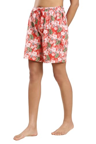 Image of Van Heusen Women Lounge Allover Print Lounge Shorts - Modal Cotton - Functional Pocket,Superior Drape