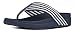 FitFlop Women's Surfa Flip Flop, Supernavy/White, 7 M US