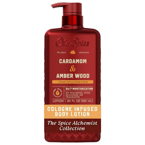 Old Spice Hand & Body Lotion for Men, Cardamom & Amber Wood Scent, 20 fl oz - image 1