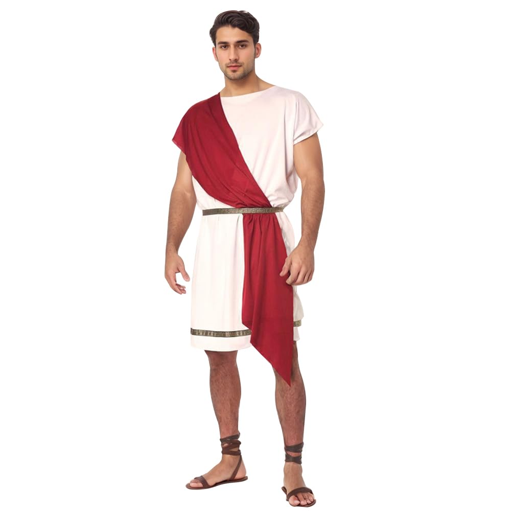 Greek Mens Costume Halloween Role-Playing Ancient Greek King Gadiator Costume Stage Performance Costumes