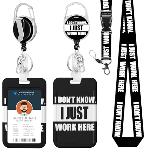Porte-badge avec lanière tour de cou amovible pour bureau et badge
