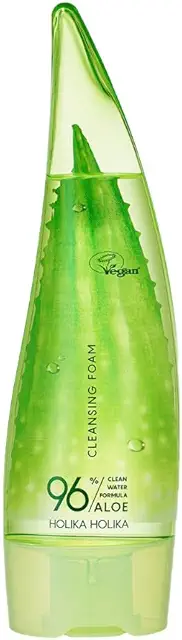 Holika Holika Aloe Vera 96% Cleaning Foam - 150 ml Hydrating Face Wash
